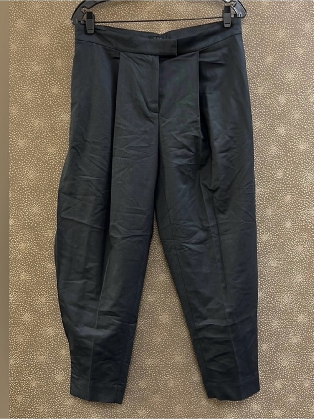 🔥Cos Wool Blend Barrel Dark Gray Trousers